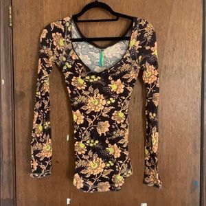 Free People Long Sleeve V-Neck